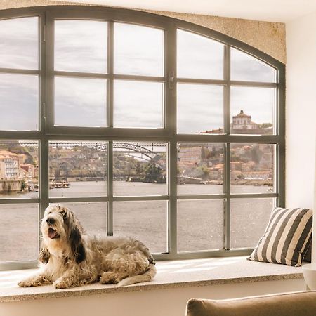 The Rebello Hotel & Spa - Small Luxury Hotels Of The World 加亚新城 外观 照片 A window with a dog